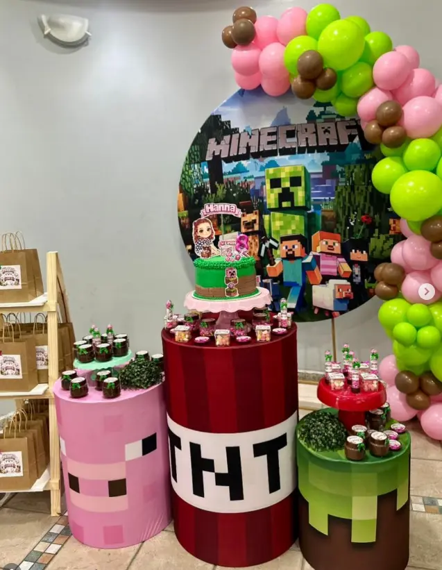 Decoração infantil Minecraft